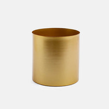 Load image into Gallery viewer, Brass Gold Metal Pot (13x13cmH)
