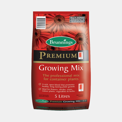 Brunnings Premium Growing Mix 5L