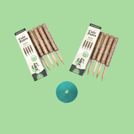 Coir Poles Duo with Velcro Plant Ties - Grow Bundle
