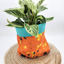 Load image into Gallery viewer, Fabric Pot Planters - Splatter Matter - Medium - 15cm x 13cmH
