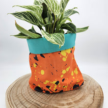 Load image into Gallery viewer, Fabric Pot Planters - Splatter Matter - Medium - 15cm x 13cmH
