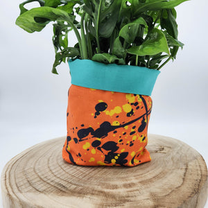 Fabric Pot Planters - Splatter Matter - Small - 12cm x 11cmH