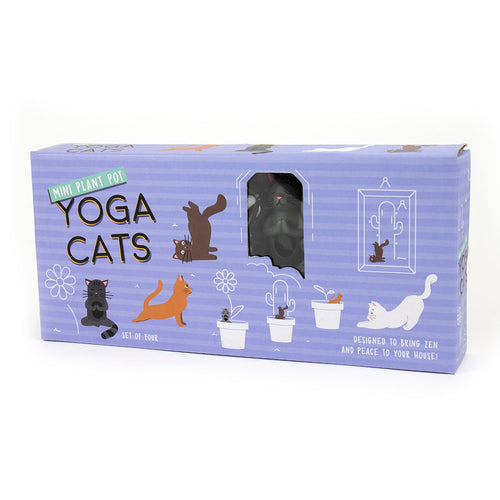 Gift Republic - Yoga Cat Planters