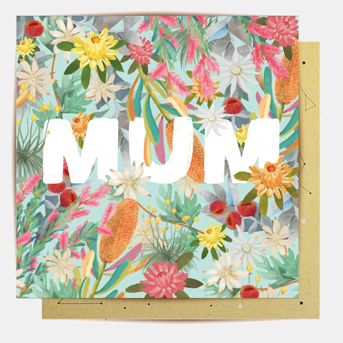 Greeting Card - 1000 Flowers For Mum