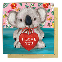 Load image into Gallery viewer, Greeting Card - Koala Bear I Love You
