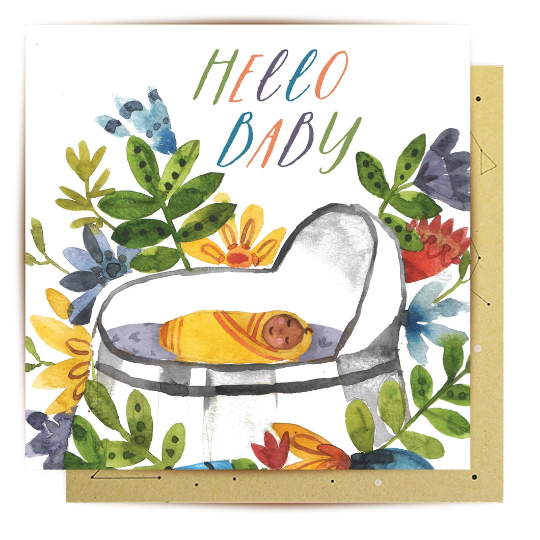 Greeting Card - Tucked In Baby