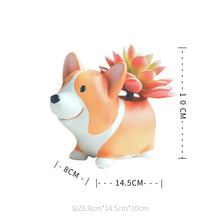 Load image into Gallery viewer, Happy Corgi - Resin Pot - 13.5cm*7cm*10cm
