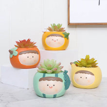 Load image into Gallery viewer, Happy Tomato Kid - Resin Pot - 10cm*8cm*6cm
