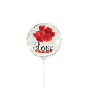 Love Is In The Air - Foil Balloon 9" (22.5cmD)