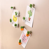 Mini Cactus Magnets - Pack of 6