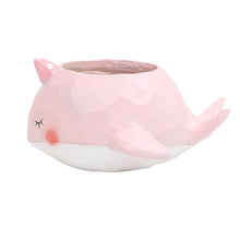 Load image into Gallery viewer, Pink Whale - Resin Pot - 14.5x10x7.5cm
