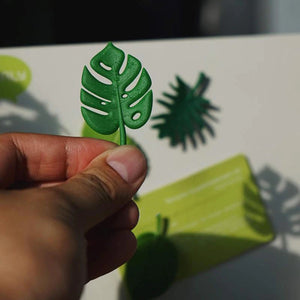 Plant Leaf Fridge Magnets - Pack of 4
