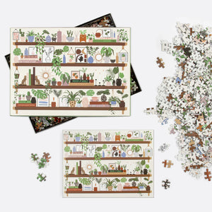 Plant Shelfie Puzzle - 1000pcs Plant Puzzle - Galison