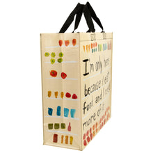 Load image into Gallery viewer, Shopper Bag - I&#39;m Here Because I Eat
