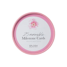 Load image into Gallery viewer, Reversible Baby Milestone Cards - Floral
