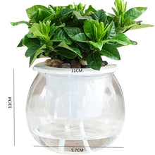 Load image into Gallery viewer, Round Self Watering Planter Pot - 11x5.7x11cm

