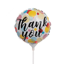 Load image into Gallery viewer, Thank You - Foil Balloon 9&quot; (22.5cmD)
