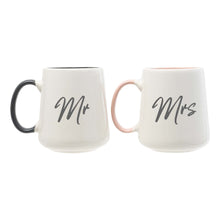 Load image into Gallery viewer, Wedding Mr &amp; Mrs Mug Set
