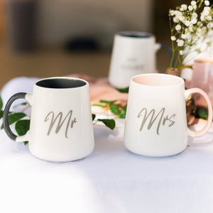 Wedding Mr & Mrs Mug Set
