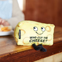 Load image into Gallery viewer, &quot;Who Cut The Cheese?&quot; Plush Cheese - Punchkins Plushie
