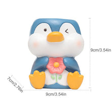 Load image into Gallery viewer, Winking Blue Penguin - Resin Pot - 7cm*8cm*9cm
