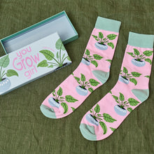 Load image into Gallery viewer, You Grow Girl - Jacquard Socks Gift Boxed
