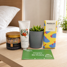 Load image into Gallery viewer, Birthday Succulent Pamper Gift Box
