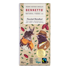 Load image into Gallery viewer, Bennetto Chocolate Toasted Hazelnut 80g
