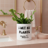 I Wet My Plants - Retro Bathroom
