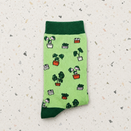 Plant Lover Socks - Plant Pattern - Cheeky Plant Co.