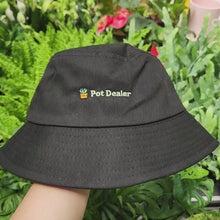 Load and play video in Gallery viewer, Pot Dealer Bucket Hat - Cheeky Plant Co.
