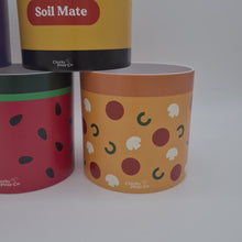 Load and play video in Gallery viewer, Foodie Pots Five Pack - Cheeky Plant Co. Pots - 12.5cmD x 12cmH
