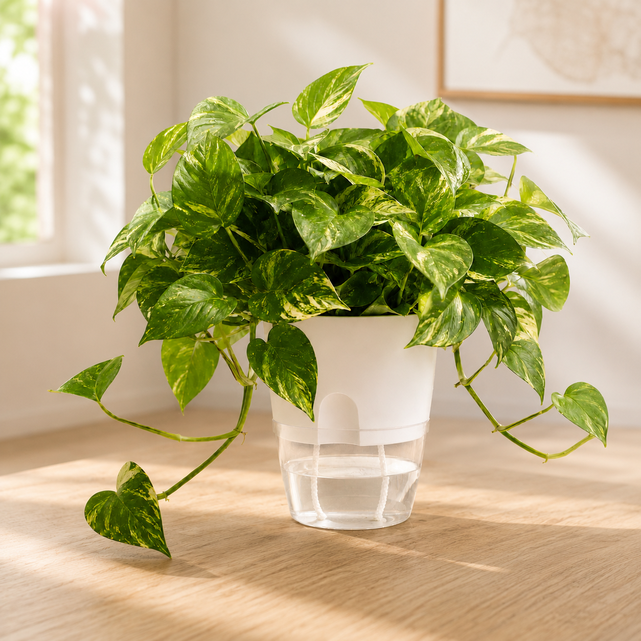 Self Watering Pot (15.3x18.2cmH)