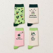 Load image into Gallery viewer, Plant Lover Socks - Plant Pattern - Cheeky Plant Co.
