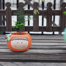 Load and play video in Gallery viewer, Happy Tomato Kid - Resin Pot - 10cm*8cm*6cm
